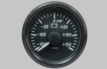 SingleViu Ammeter 150A Gauge